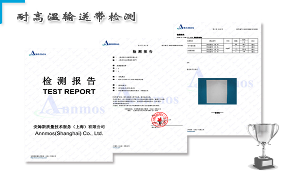 耐高温输送皮带检测报告